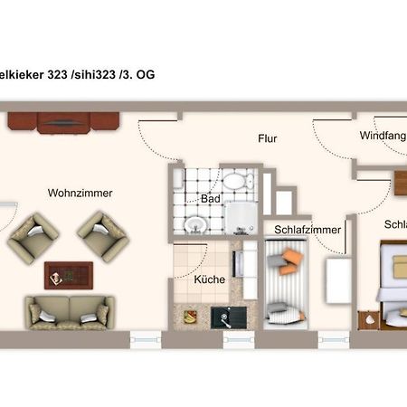 Hus Inselkieker Hus Inselkieker 323 Schillig Exterior foto