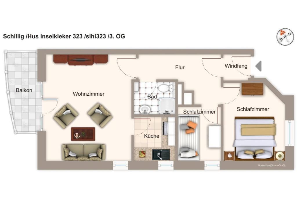 Hus Inselkieker Hus Inselkieker 323 Schillig Exterior foto